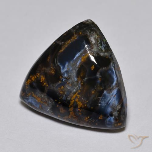 8.33캐럿 천연 멀티컬러 피터사이트, 트릴리언, 16.6×15.2 mm, 불투명체