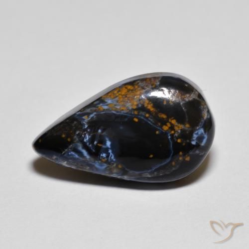 4.78ct 자연스러운 다색 피터사이트, 배 모양, 불투명체