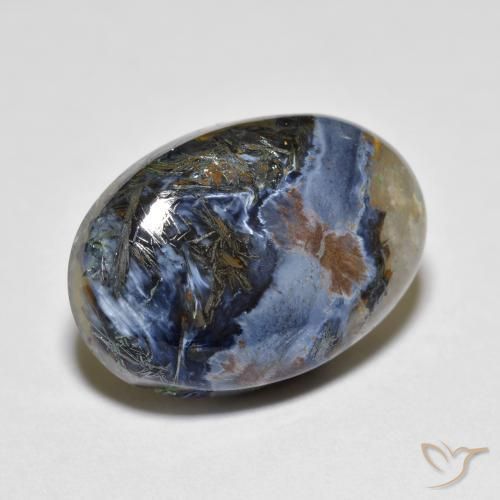 9.50ct 자연스러운 다색 피터사이트, 타원형, 불투명체