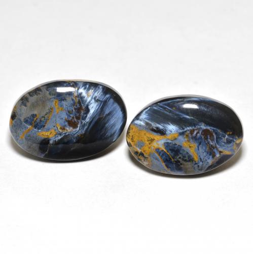 12.73캐럿 천연 멀티컬러 피터사이트 보석, 타원형 컷, 16.8×11.4 mm, 불투명체