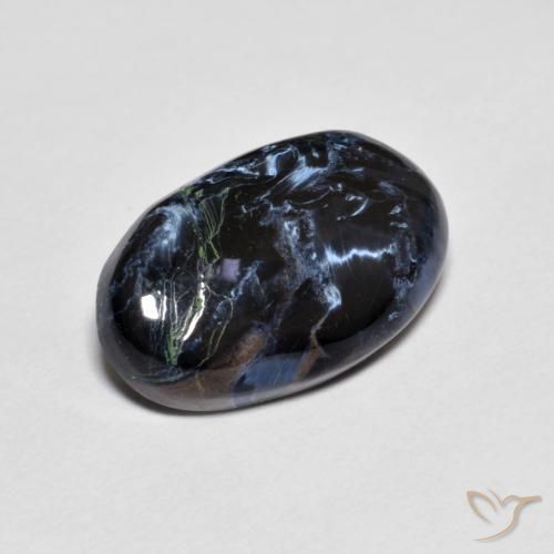 4.84ct 자연스러운 다색 피터사이트, 타원형, 불투명체