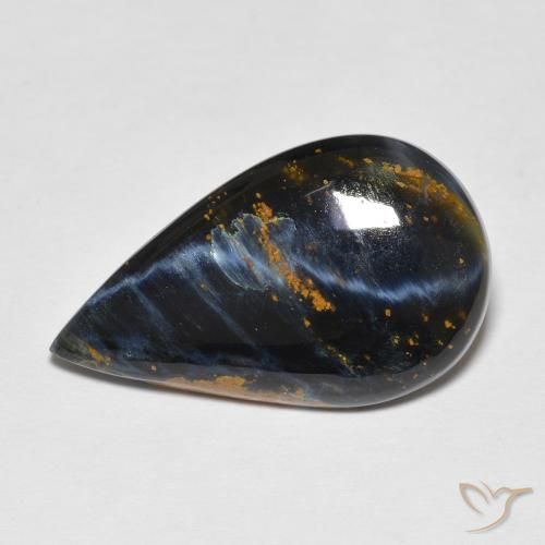 5.93ct 자연스러운 다색 피터사이트, 배 모양, 불투명체
