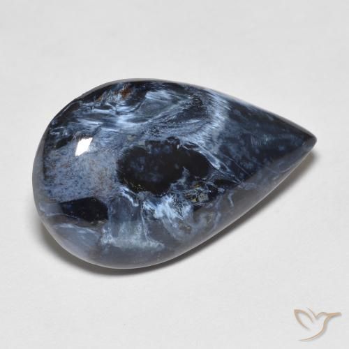 8.28ct 자연스러운 다색 피터사이트, 배 모양, 불투명체