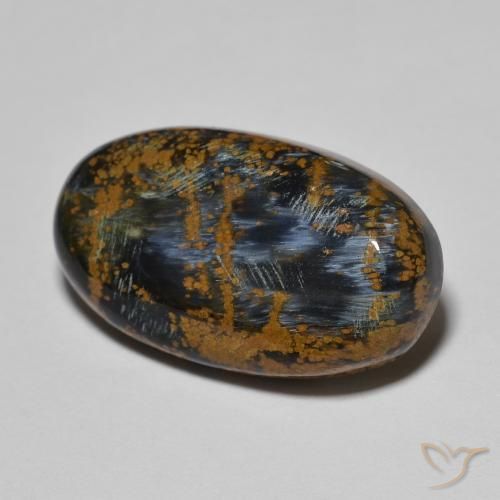 11.58ct 자연스러운 다색 피터사이트, 타원형, 불투명체