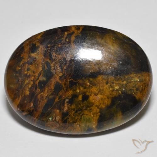 35.70ct 자연스러운 다색 피터사이트, 타원형, 불투명체