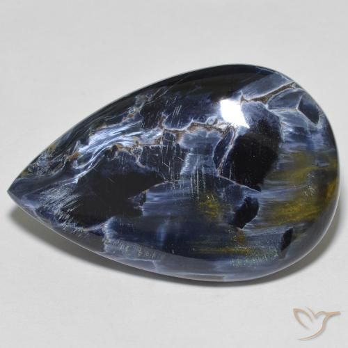 25.13ct 자연스러운 다색 피터사이트, 배 모양, 불투명체