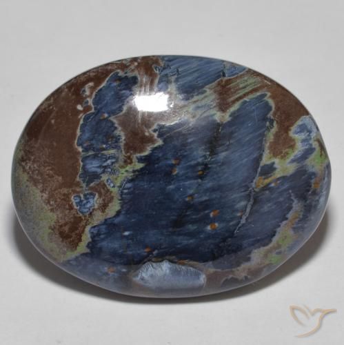 23.37ct 자연스러운 다색 피터사이트, 타원형, 불투명체