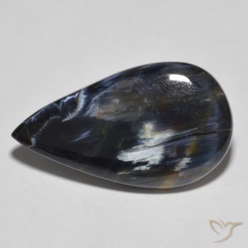 8.95ct 자연스러운 다색 피터사이트, 배 모양, 불투명체