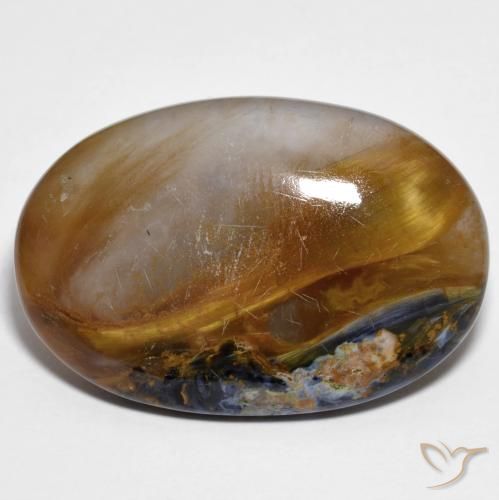 20.81ct 자연스러운 다색 피터사이트, 타원형, 투명한