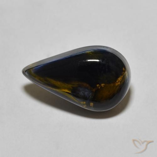 3.92ct 자연스러운 다색 피터사이트, 배 모양, 불투명체
