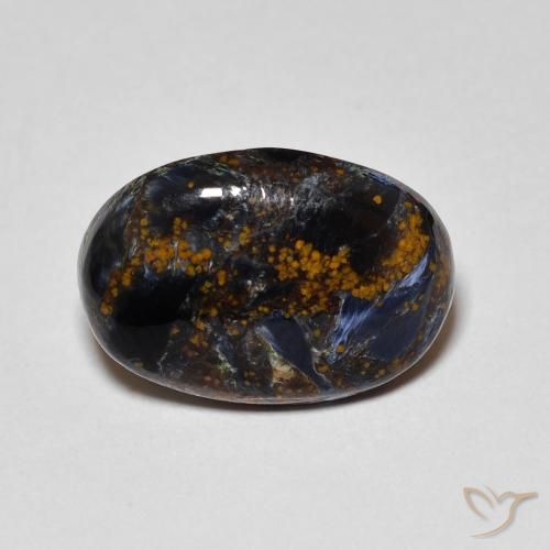 4.14ct 자연스러운 다색 피터사이트, 타원형, 불투명체