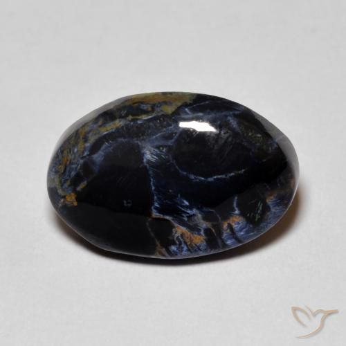 5.48ct 자연스러운 다색 피터사이트, 타원형, 불투명체