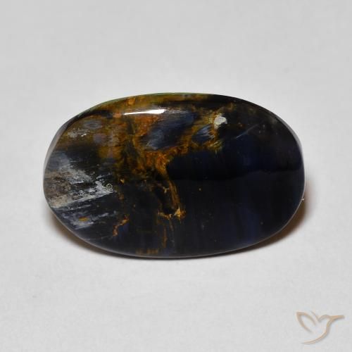 4.59ct 자연스러운 다색 피터사이트, 타원형, 불투명체