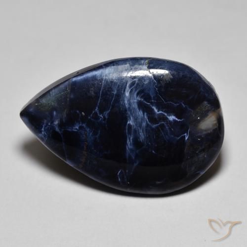 8.65ct 자연스러운 다색 피터사이트, 배 모양, 불투명체
