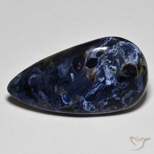 11.27ct 자연스러운 다색 피터사이트, 배 모양, 불투명체