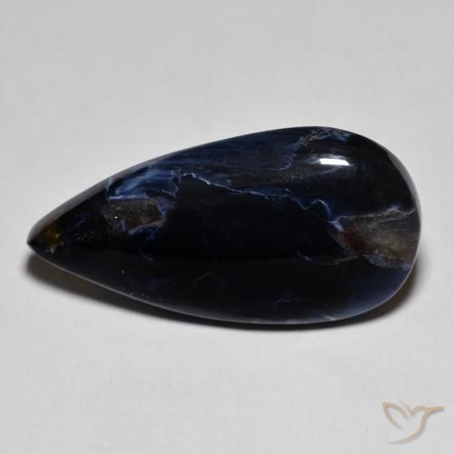 8.60ct 자연스러운 다색 피터사이트, 배 모양, 불투명체