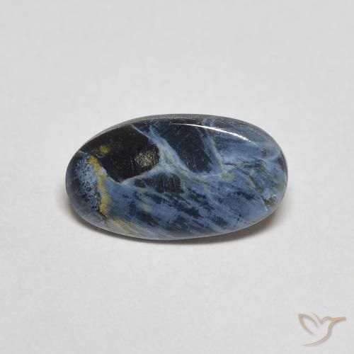 1.47ct 자연스러운 다색 피터사이트, 타원형, 불투명체