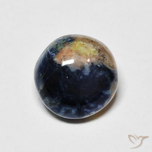 1.35ct 자연스러운 다색 피터사이트, 둥근, 불투명체