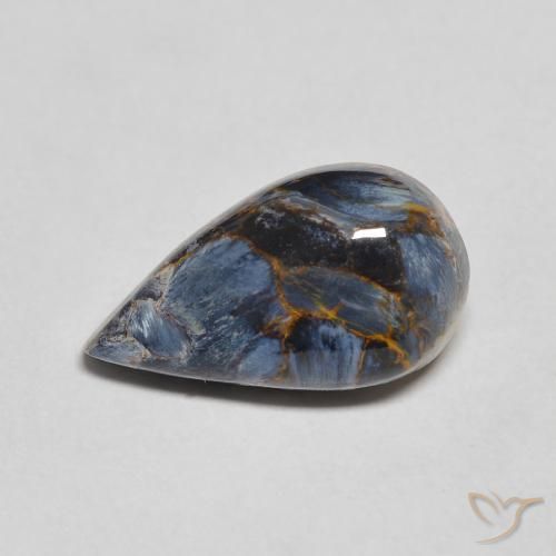3.22ct 자연스러운 다색 피터사이트, 배 모양, 불투명체