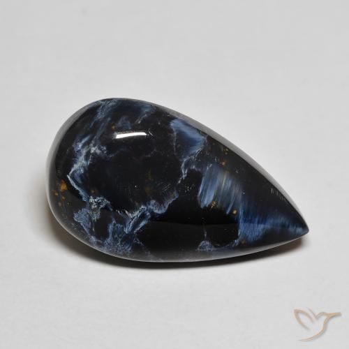 8.57ct 자연스러운 다색 피터사이트, 배 모양, 불투명체