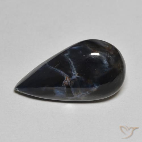5.02ct 자연스러운 다색 피터사이트, 배 모양, 불투명체