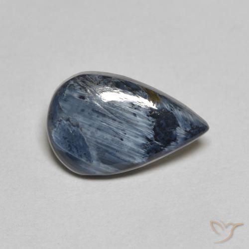 1.58ct 자연스러운 다색 피터사이트, 배 모양, 불투명체
