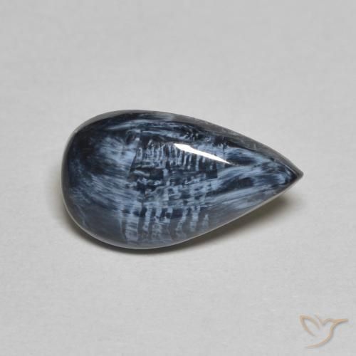 1.79ct 자연스러운 다색 피터사이트, 배 모양, 불투명체