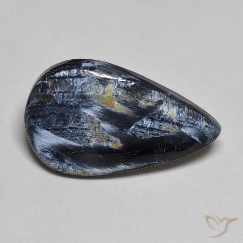4.73ct 자연스러운 다색 피터사이트, 배 모양, 불투명체