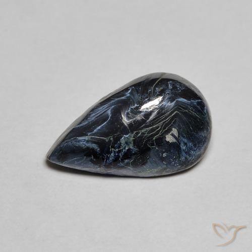 2.17ct 자연스러운 다색 피터사이트, 배 모양, 불투명체
