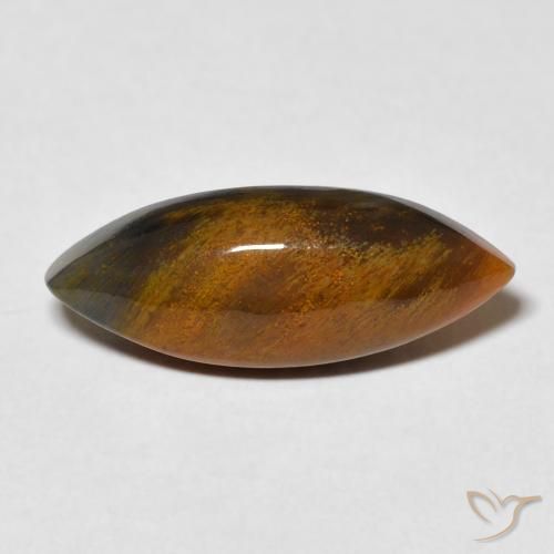 4.81ct 자연스러운 캐러멜 브라운 피터사이트, 보석, 불투명체