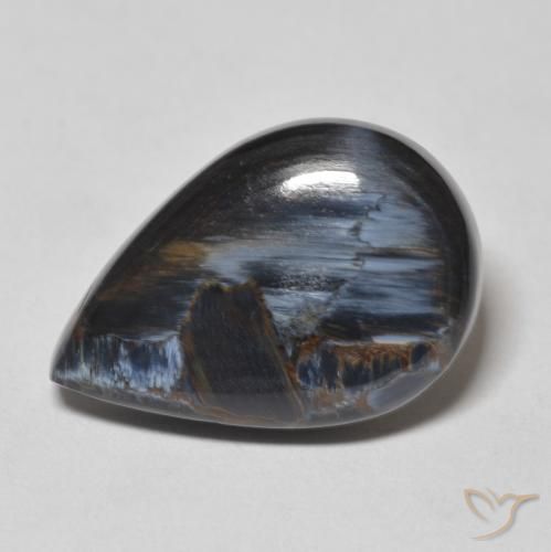 10.69ct 자연스러운 다색 피터사이트, 배 모양, 불투명체