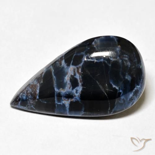 9.10ct 자연스러운 다색 피터사이트, 배 모양, 불투명체