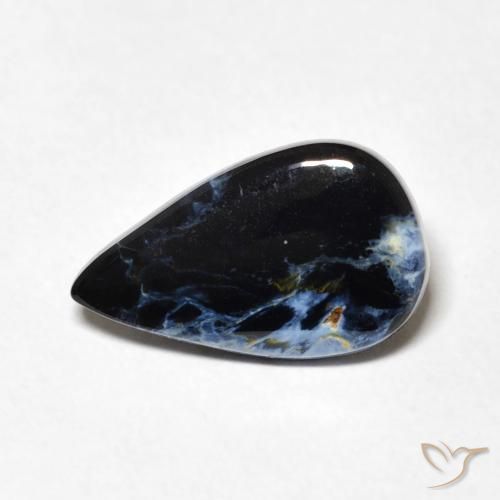 2.46ct 자연스러운 다색 피터사이트, 배 모양, 불투명체