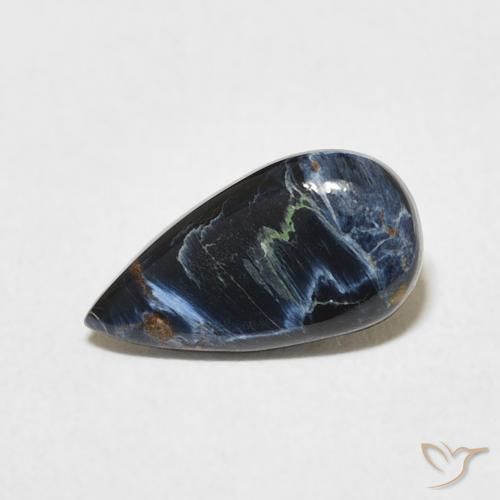 1.17ct 자연스러운 다색 피터사이트, 배 모양, 불투명체