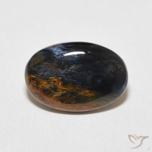 2.74ct 자연스러운 다색 피터사이트, 타원형, 불투명체