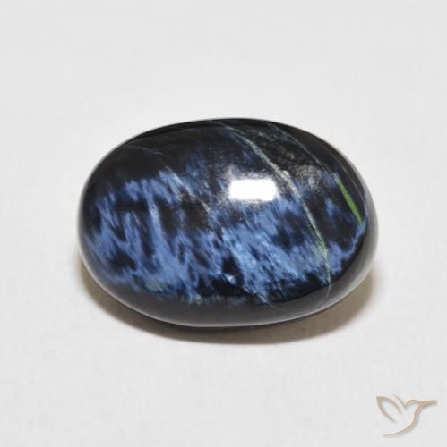 5.18ct 자연스러운 다색 피터사이트, 타원형, 불투명체