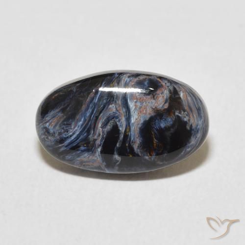 2.98ct 자연스러운 다색 피터사이트, 타원형, 불투명체