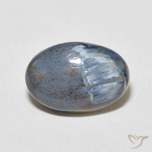 5.27ct 자연스러운 다색 피터사이트, 타원형, 불투명체