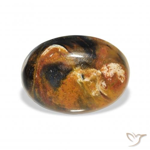 10.45ct 자연스러운 다색 피터사이트, 타원형, 불투명체