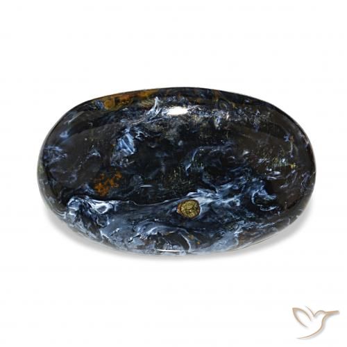 21.65ct 다색 피터사이트, 타원형, 불투명체