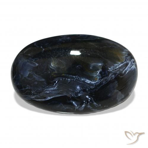 11.58캐럿 천연 다색 피터사이트, 타원형, 불투명체