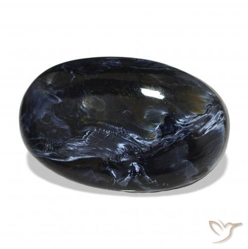 11.58캐럿 천연 다색 피터사이트, 타원형, 불투명체