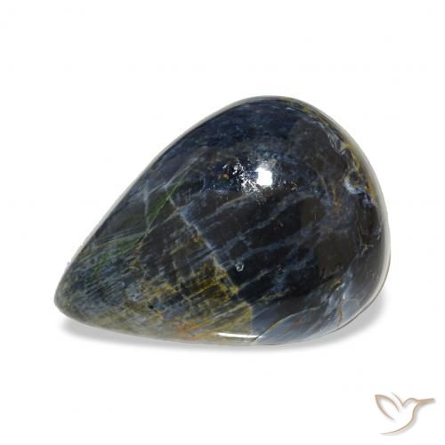 6.23ct 다색 피터사이트, 배 모양, 불투명체
