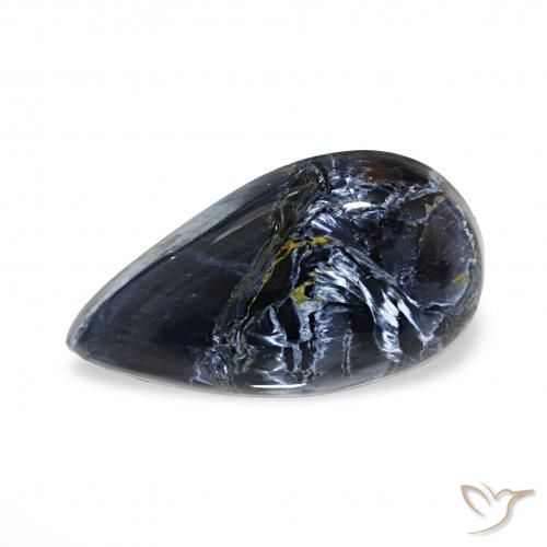 4.29ct 다색 피터사이트, 배 모양, 불투명체