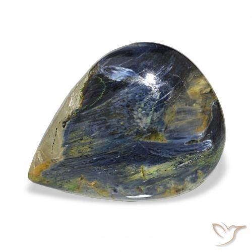 10.57ct 다색 피터사이트, 배 모양, 불투명체