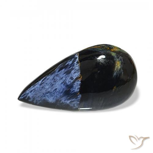 10.10ct 다색 피터사이트, 배 모양, 불투명체