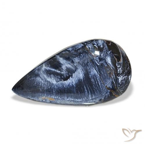 14.07ct 다색 피터사이트, 배 모양, 불투명체