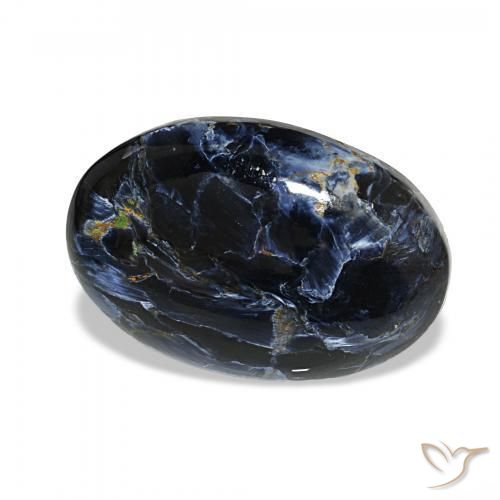 17.86캐럿 천연 다색 피터사이트, 타원형, 불투명체