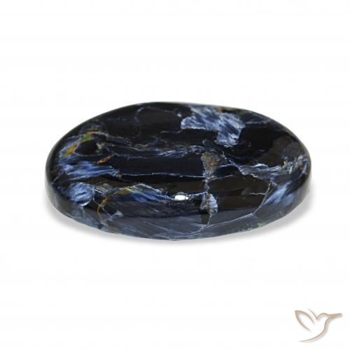 17.86캐럿 천연 다색 피터사이트, 타원형, 불투명체