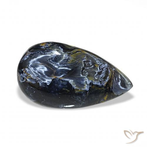10.32ct 다색 피터사이트, 배 모양, 불투명체